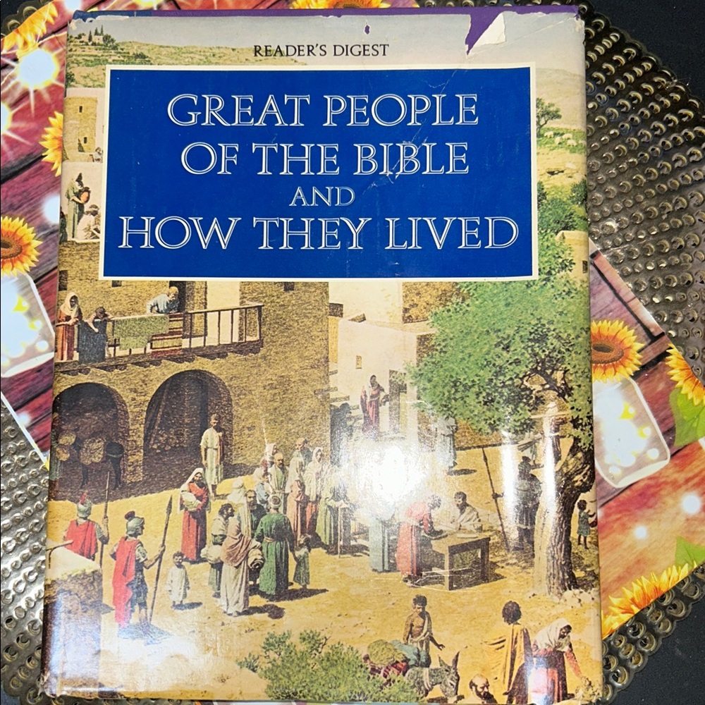Great People of the Bible and How They Lived Book. Hardback. Copyright 1974